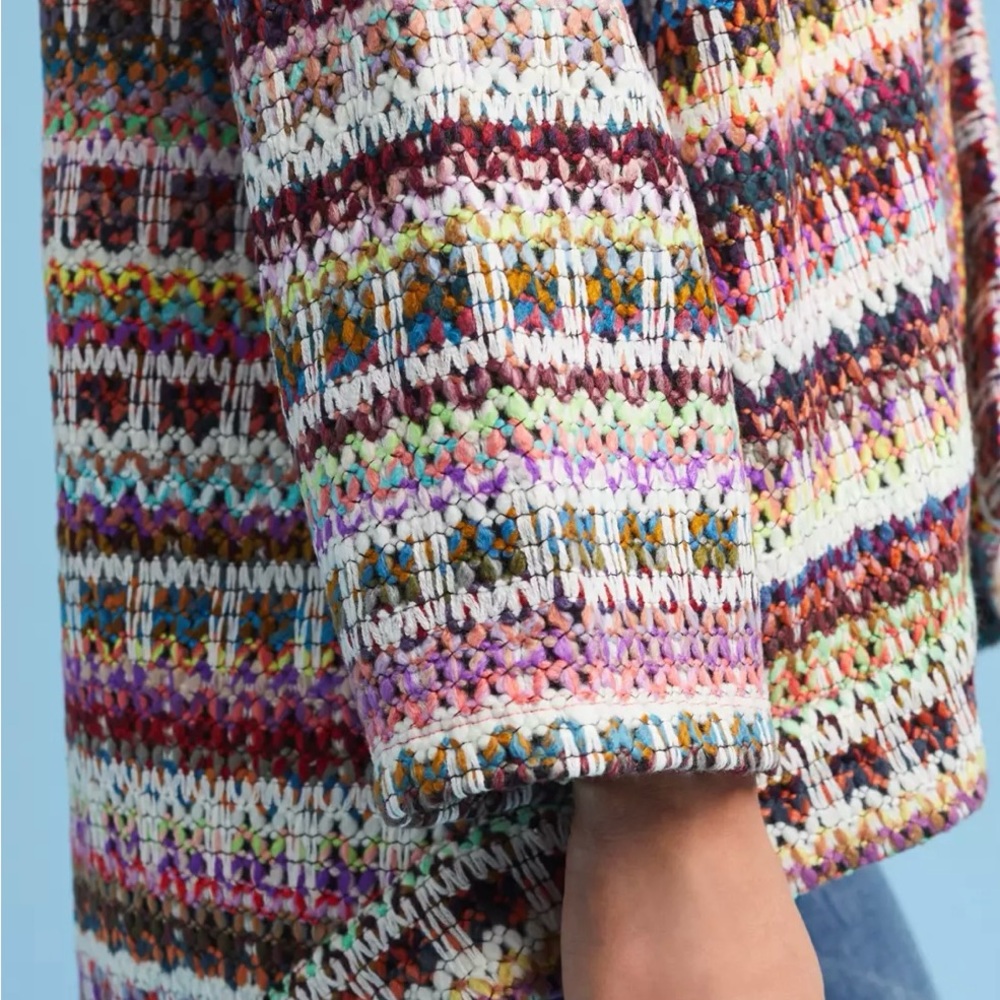Multicolor Women's Knit Cardigan - Picture 4 of 7